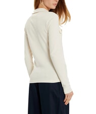 TOMMY HILFIGER TH Schmal geschnittenes, lang&auml;rmeliges Poloshirt - Damen-Polo-Shirts/Damen-Polo-Shirt/Damenpoloshirt/Damenpoloshirts