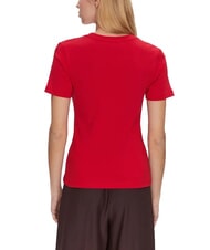 TOMMY HILFIGER TH Baumwoll-T-Shirt Prim&auml;rrot - T-Shirts und Tops f&uuml;r Damen - 2