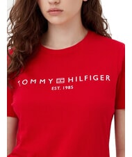 TOMMY HILFIGER TH 1985 Baumwoll-T-Shirt Prim&auml;rrot - T-Shirts und Tops f&uuml;r Damen - 3