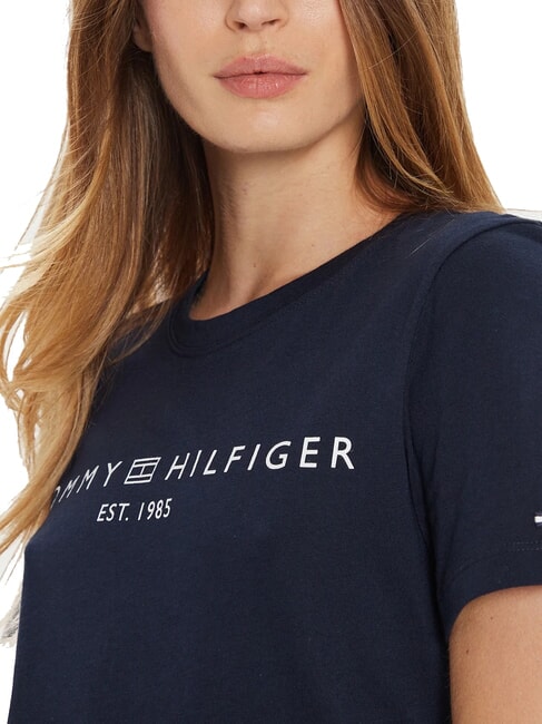 TH 1985 Baumwoll-T-Shirt dunkle Nachtmarine - T-Shirts und Tops f&uuml;r Damen