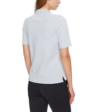 TOMMY HILFIGER TH 1985 Kurzarm-Poloshirt f&uuml;r Damen luftiges Blau - Damen-Polo-Shirts/Damen-Polo-Shirt/Damenpoloshirt/Damenpoloshirts - 2