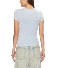 TOMMY HILFIGER TH JEANS Kurz&auml;rmeliges T-Shirt mit Logostickerei s&uuml;&szlig;es Blau - T-Shirts und Tops f&uuml;r Damen - 2