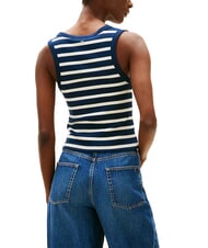 TOMMY HILFIGER HENLEY Tanktop mit 3 Kn&ouml;pfen - T-Shirts und Tops f&uuml;r Damen