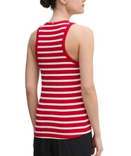 TOMMY HILFIGER TH Tanktop mittelrot/wei&szlig; - T-Shirts und Tops f&uuml;r Damen - 2
