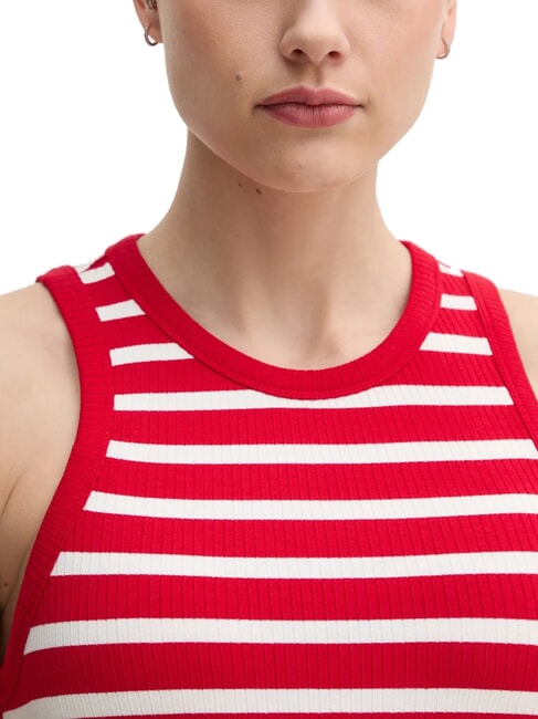 TH Tanktop mittelrot/wei&szlig; - T-Shirts und Tops f&uuml;r Damen