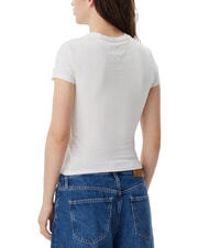 TOMMY HILFIGER TH JEANS Baumwoll-T-Shirt mit Logodruck - T-Shirts und Tops f&uuml;r Damen