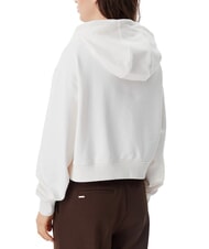 TOMMY HILFIGER SCRIPT LOGO Hoodie mit lockerer Passform altes Wei&szlig; - Sweatshirts Damen - 2