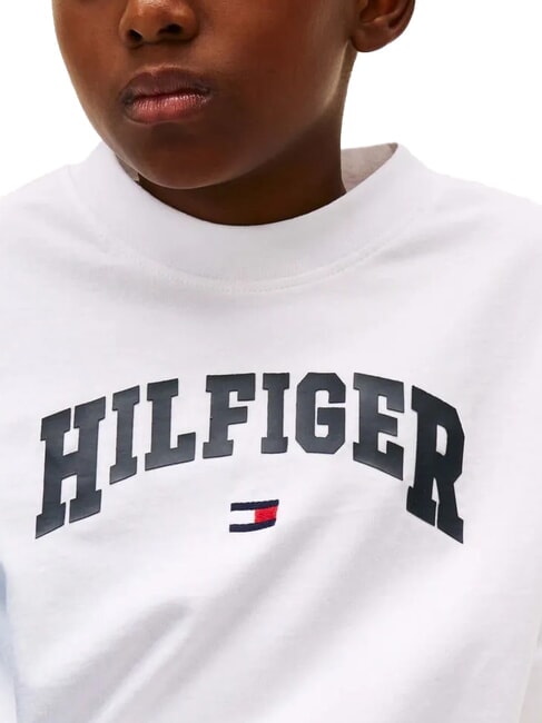 KIDS BIMBA Kurzarm-T-Shirt mit lockerer Passform Wei&szlig; - Kinder-T-Shirt