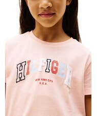 TOMMY HILFIGER KIDS BIMBA Kurz&auml;rmeliges T-Shirt mit Aufdruck Koralleneis - Kinder-T-Shirt - 3
