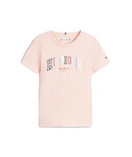 TOMMY HILFIGER KIDS BIMBA Kurz&auml;rmeliges T-Shirt mit Aufdruck Koralleneis - Kinder-T-Shirt - 4