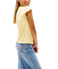 TOMMY HILFIGER KIDS BIMBA Kurz&auml;rmeliges T-Shirt mit Locken Zitronengras - Kinder-T-Shirt - 2