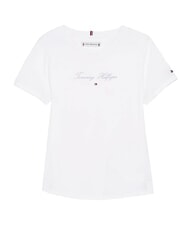 TOMMY HILFIGER KIDS BIMBA Kurz&auml;rmeliges T-Shirt mit Logodruck Wei&szlig; - Kinder-T-Shirt - 3