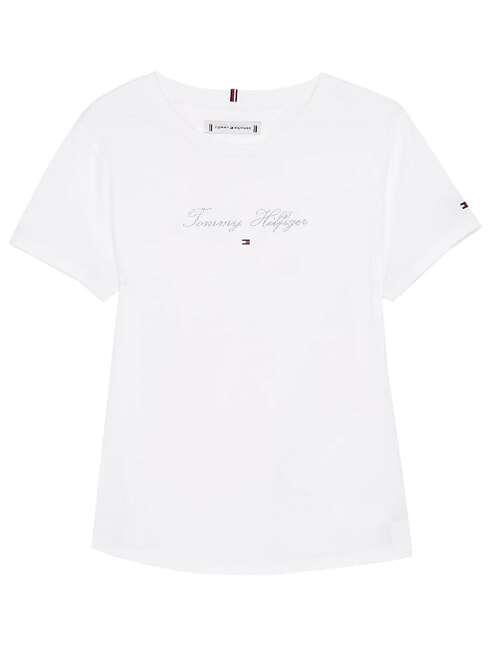 KIDS BIMBA Kurz&auml;rmeliges T-Shirt mit Logodruck Wei&szlig; - Kinder-T-Shirt