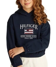 TOMMY HILFIGER KIDS BIMBA Pailletten-Patch-Hoodie dunkle Nachtmarine - Sweatshirts Kinder - 3