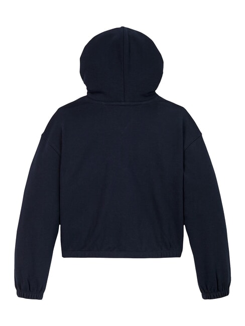 KIDS BIMBA Pailletten-Patch-Hoodie dunkle Nachtmarine - Sweatshirts Kinder