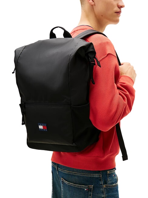 TJ DAILY TECH Rucksack Schwarz - Rucks&auml;cke f&uuml;r Schule &amp; Freizeit