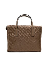 TOMMY HILFIGER TH CITY Handtasche mit Schulterriemen Nordisches Taupe - Damentaschen - 3