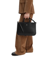 TOMMY HILFIGER TH GLAM Handtasche mit Schulterriemen Schwarz - Damentaschen - 5