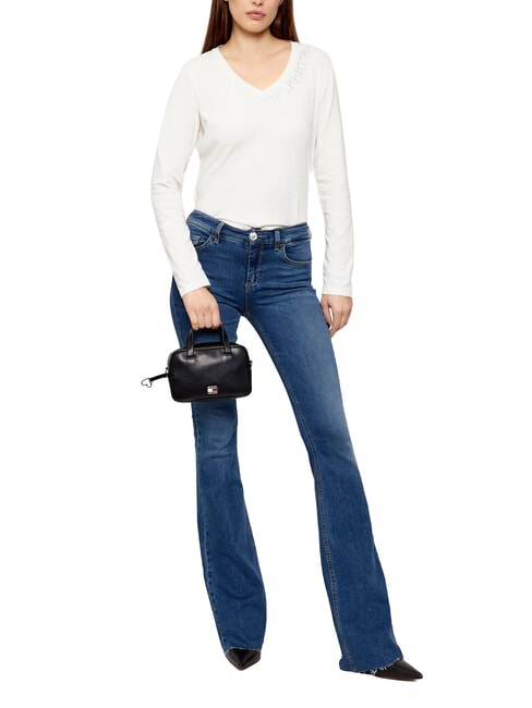 TJ CITY Mini-Handtasche mit Schulterriemen Schwarz - Damentaschen