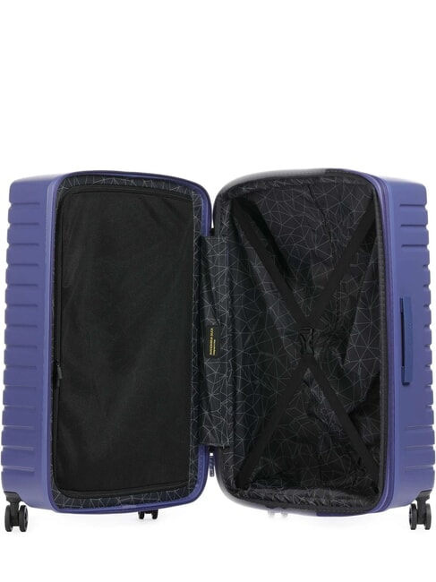 FLYDUCK Mittelgro&szlig;er erweiterbarer Trolley Skipper Blau - Harte Trolleys