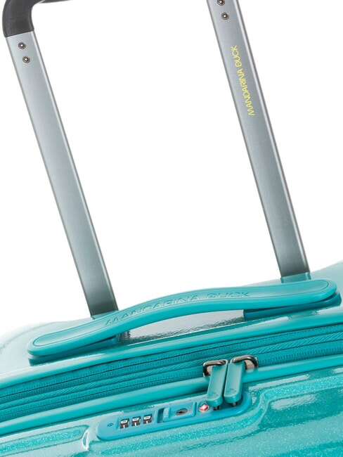 LOGODUCK Mittlerer Trolley, ausziehbar Glitzergr&uuml;n - Harte Trolleys