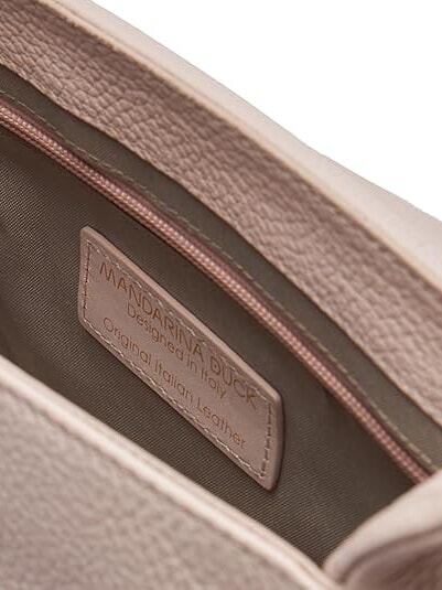 MELLOW Mini-Umh&auml;ngetasche aus Leder Bonbonrosa - Damentaschen