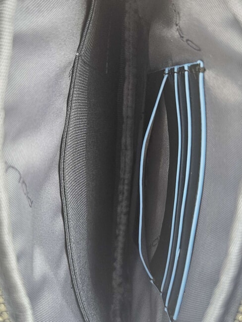 BLUE SQUARE Leder-Kartenetui Schwarz - Brieftaschen Herren