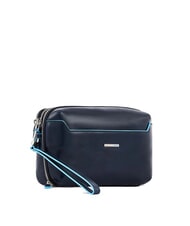 PIQUADRO BLUE SQUARE Leder-Kartenetui Blau - Brieftaschen Herren - 2