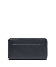 PIQUADRO ATLAS Ledergeldb&ouml;rse mit Rei&szlig;verschluss schwarz2 - Brieftaschen Damen - 3