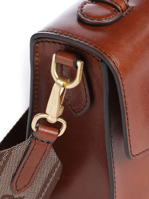 IRENE Schultertasche aus Leder BRAUN - Damentaschen