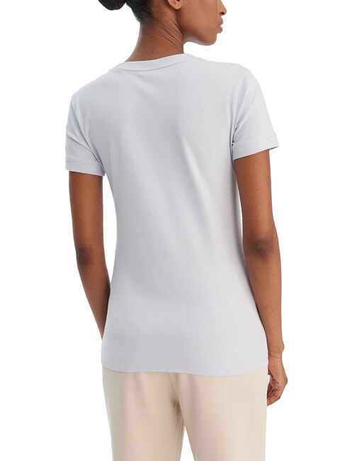 MINI TRIANGLE Schmal geschnittenes T-Shirt Atemwege blau - T-Shirts und Tops f&uuml;r Damen