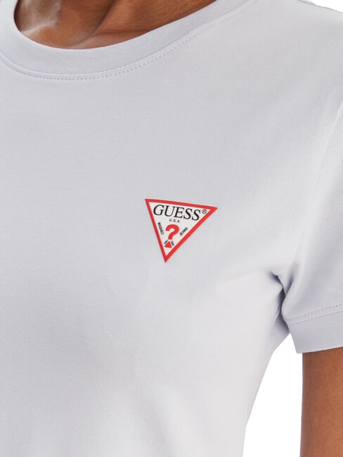 MINI TRIANGLE Schmal geschnittenes T-Shirt Atemwege blau - T-Shirts und Tops f&uuml;r Damen