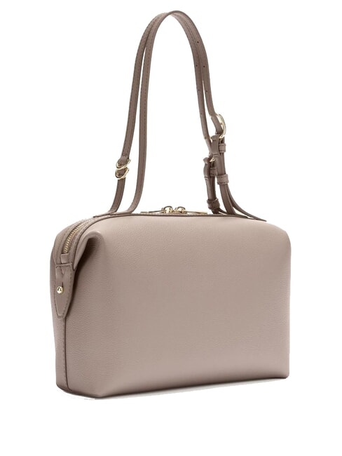 DOUBLE Schultertasche aus Leder Leinen - Damentaschen