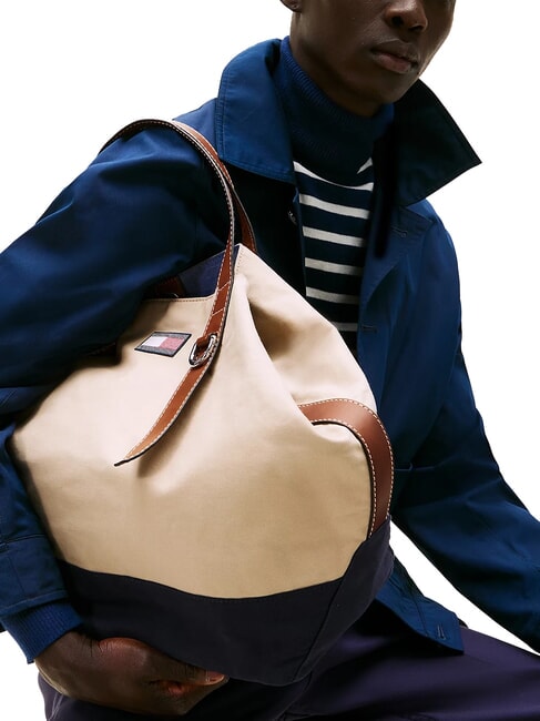 TH RUNAWAY Reisetasche aus Canvas klassisches Beige - Reisetaschen