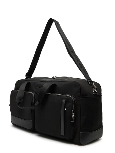 TH BUSINESS Nylon-Reisetasche mit Schultergurt Schwarz - Reisetaschen
