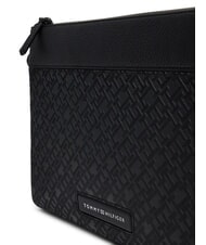 TOMMY HILFIGER TH MONOGRAM Herren-Clutch mit Manschette Schwarz - Beauty-Case - 3