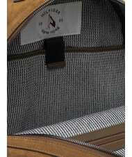 TOMMY HILFIGER TH CASUAL SUEDE Lederrucksack f&uuml;r 15-Zoll-Laptop K&uuml;stentaupe - PC-Rucks&auml;cke - 6