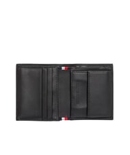 TOMMY HILFIGER TH BUSINESS Vertikales Ledergeldb&ouml;rsen-M&uuml;nzfach Schwarz - Brieftaschen Herren - 2