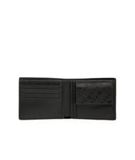 TOMMY HILFIGER TH MONOGRAM EXTRA Ledergeldb&ouml;rse mit M&uuml;nzfach Schwarz - Brieftaschen Herren - 2