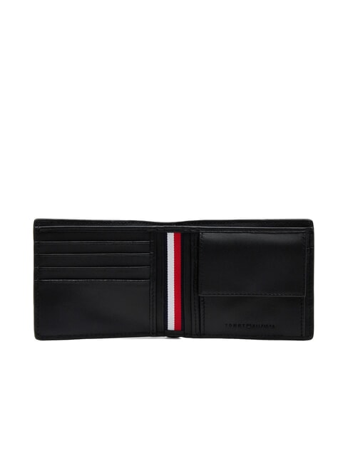 TH CORP Ledergeldb&ouml;rse mit M&uuml;nzfach Schwarz - Brieftaschen Herren