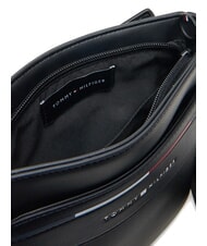 TOMMY HILFIGER TH FOUNDATION Kleiner flacher Nylonbeutel Schwarz - Umh&auml;ngetaschen Herren - 6