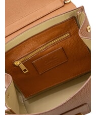 LESAC SABRINA Elegante Dollar-Lederhandtasche dunkles Leder - Damentaschen - 6