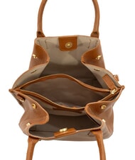 LESAC ALICE Lederhandtasche mit Schultergurt dunkles Leder - Damentaschen - 7