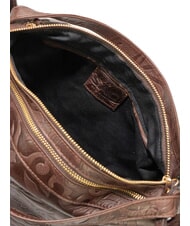 LESAC TRIO Rucksack aus Damastleder Damastbraun - Damentaschen - 8