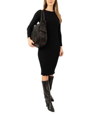 LESAC TRIO Rucksack aus Damastleder schwarzer Damast - Damentaschen - 4