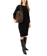 LESAC TRIO Rucksack aus Nappaleder Kaffee - Damentaschen - 4