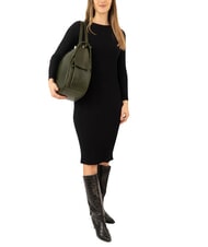 LESAC TRIO Rucksack aus Nappaleder Gr&uuml;n - Damentaschen - 4