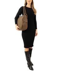 LESAC TRIO Rucksack aus Nappaleder Turteltaube - Damentaschen - 4