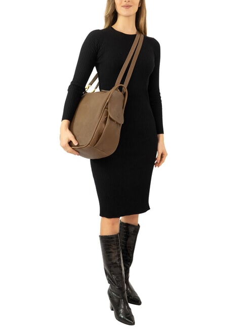 TRIO Rucksack aus Nappaleder Turteltaube - Damentaschen