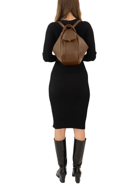 TRIO Rucksack aus Nappaleder Turteltaube - Damentaschen